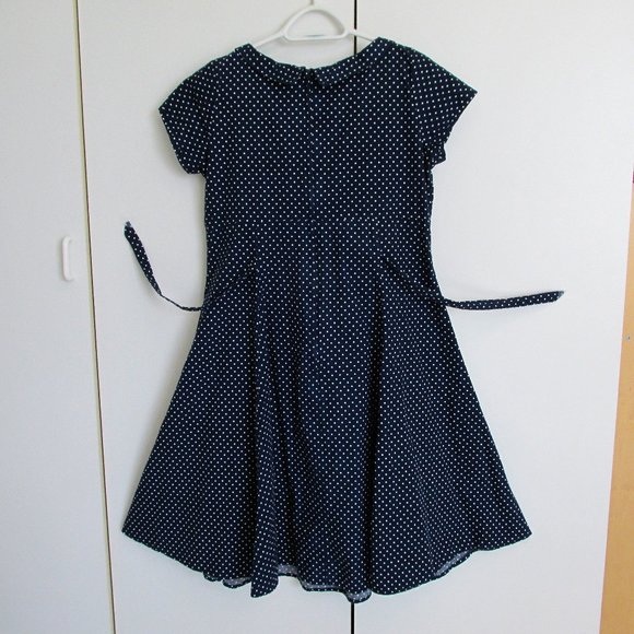 Heartbreaker Navy Blue "Beverly" 1950s-Style Dress - Picture 2 of 10